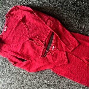 House of CB cardigan and Capri set. Worn once on Vacation!